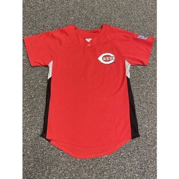 Other - Vintage Boys Youth Reds Jersey Shirt Phillips #4 size Large